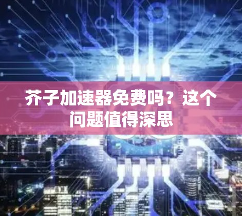 芥子加速器免费吗?这个问题值得深思